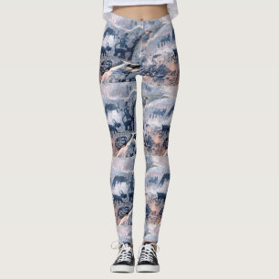 Leggings pétroglyphe de natif américain