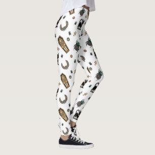 Leggings 🤍 Pharaon Blanc maman Halloween Tee 🎃 👑