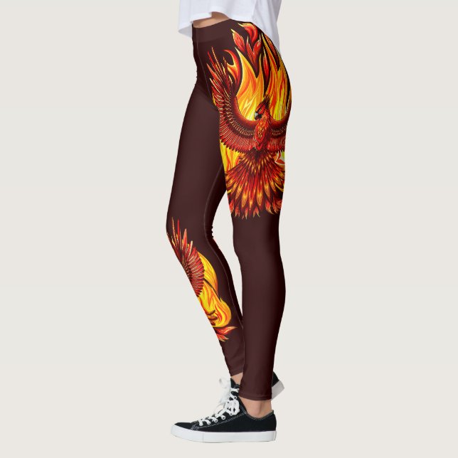 Leggings Phoenix mythologique immortelle Créature (Gauche)