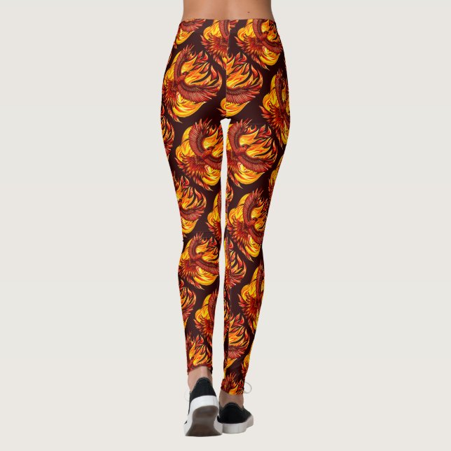 Leggings Phoenix mythologique immortelle Créature (Dos)