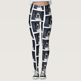 Leggings Photo de chien personnalisée