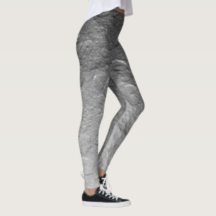 Leggings Photo détaillée de la pleine lune Surface lunair