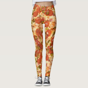 Leggings photo entière délicieuse de jalapeno de pepperon