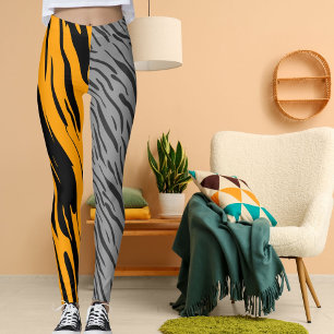 Leggings Photo personnalisée Leopard Wild Cat Motif animal