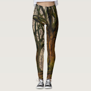 Leggings Photographie de Fun Double Oak Tree