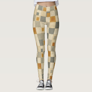 Leggings Pickleball Ben Nicholson Inspiré Abstrait