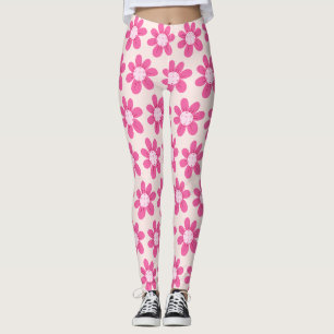 Leggings Pickleball rose Motif mignon et tendance