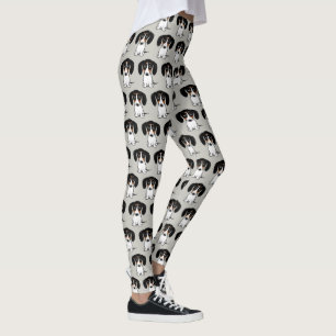 Leggings Piebald Dachshund   Joli Chien Chien Chien Chien M