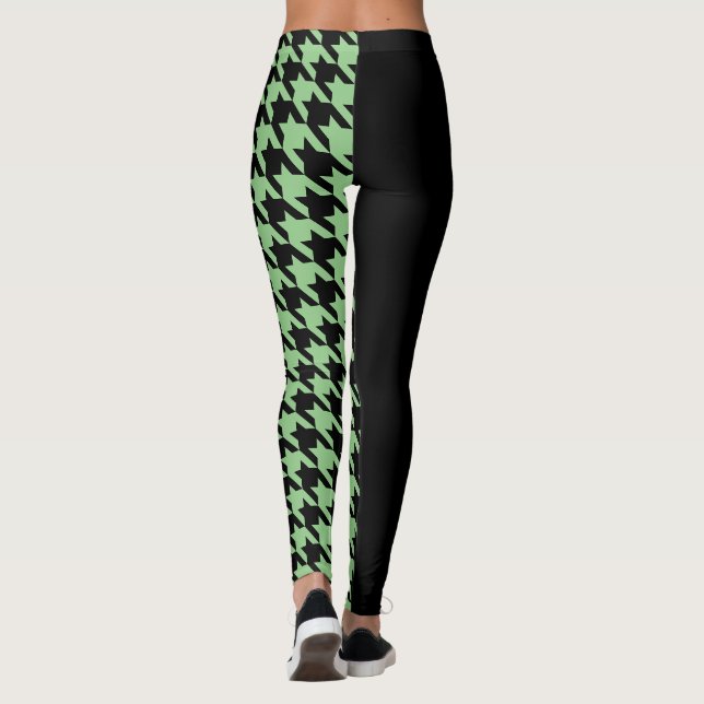 Leggings Pied de fond / Noir (Dos)
