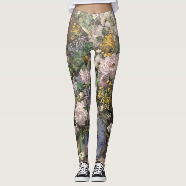 Leggings Pierre-Auguste Renoir Bouquet de printemps (Devant)