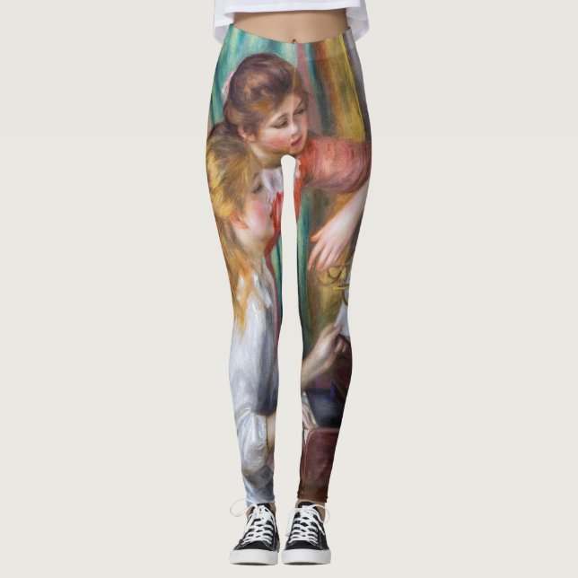 Leggings Pierre Auguste Renoir - Jeunes filles au piano (Devant)
