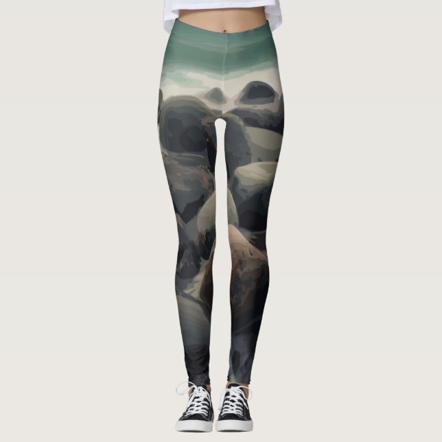 Leggings Pierres de sérénité (Devant)
