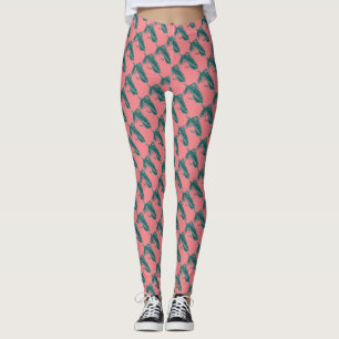 Leggings Pile Matuka vert pêche à la mouche, art de liage à