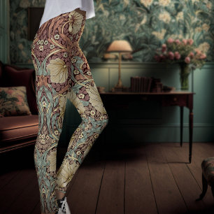 Leggings Pimpernel bicolore rose et bleu Morris