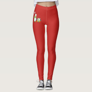 Leggings Pingouins de Noël
