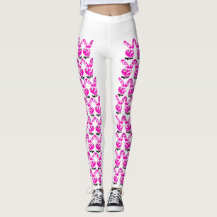 Leggings pink rabbit