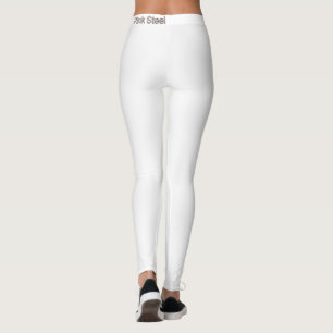 Leggings Pink Steel taille blanche dos