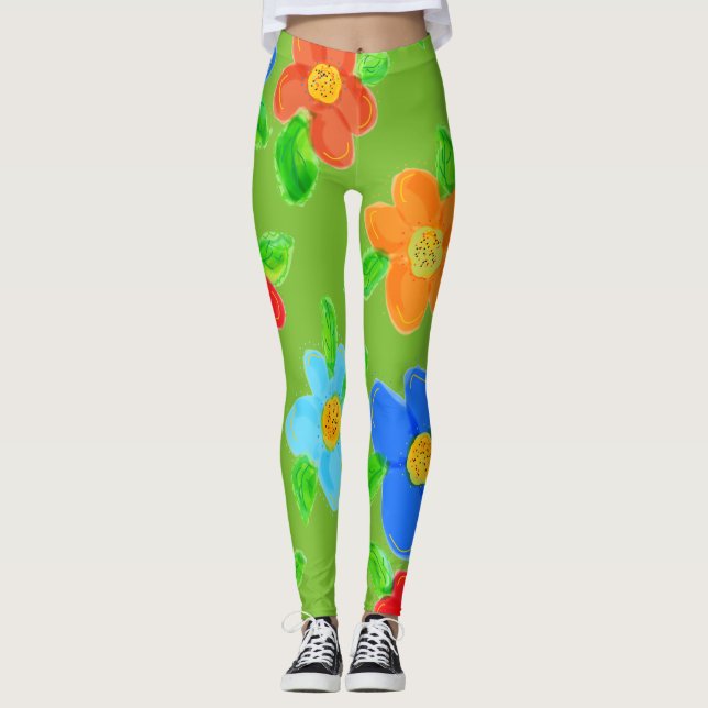Leggings Pistachio Greens (Devant)