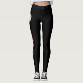 Leggings Pitch The Ball Baseball Editable Personnalisé