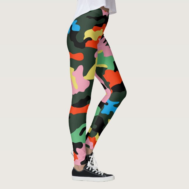 Leggings PixDezines Camo, Flashy (Droite)