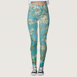 Leggings PixDezines Van Gogh Floraison d'amandier à Saint-R