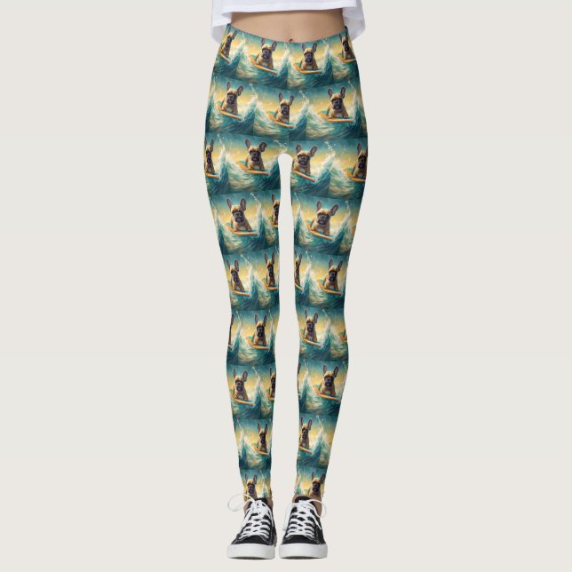Leggings Plage de Bulldog (Devant)