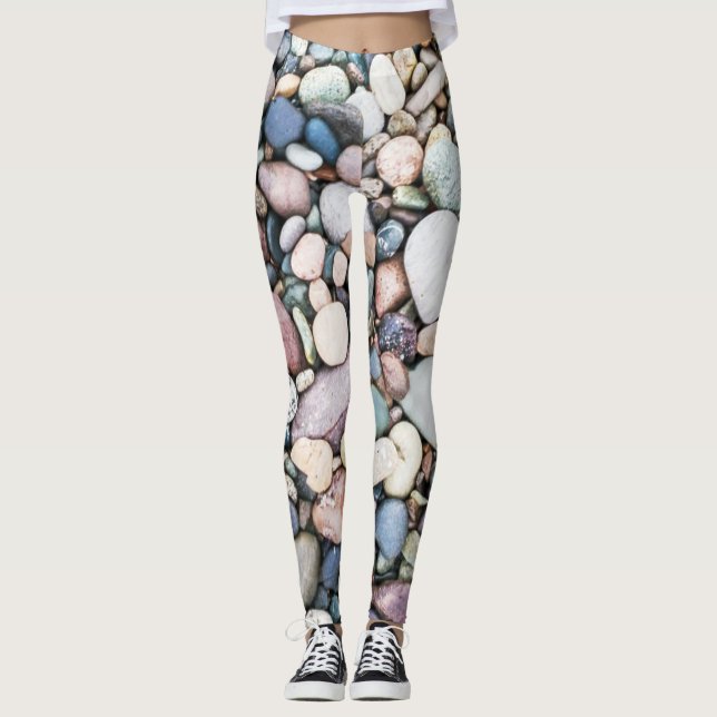 Leggings Plage de galets (Devant)