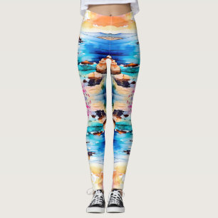 Leggings "Plage isolée"
