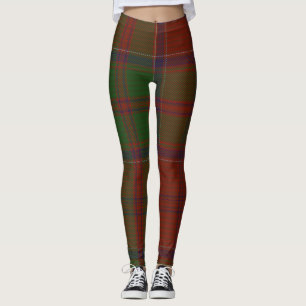 Leggings Plaid de clan de tartan de Grant