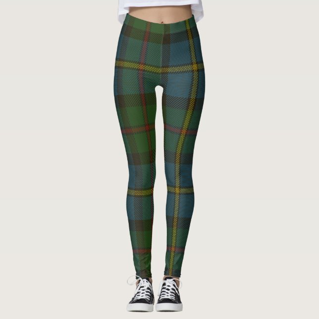 Leggings Plaid de clan de tartan de MacLeod (Devant)