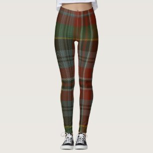 Leggings Plaid de clan de tartan de MacPherson