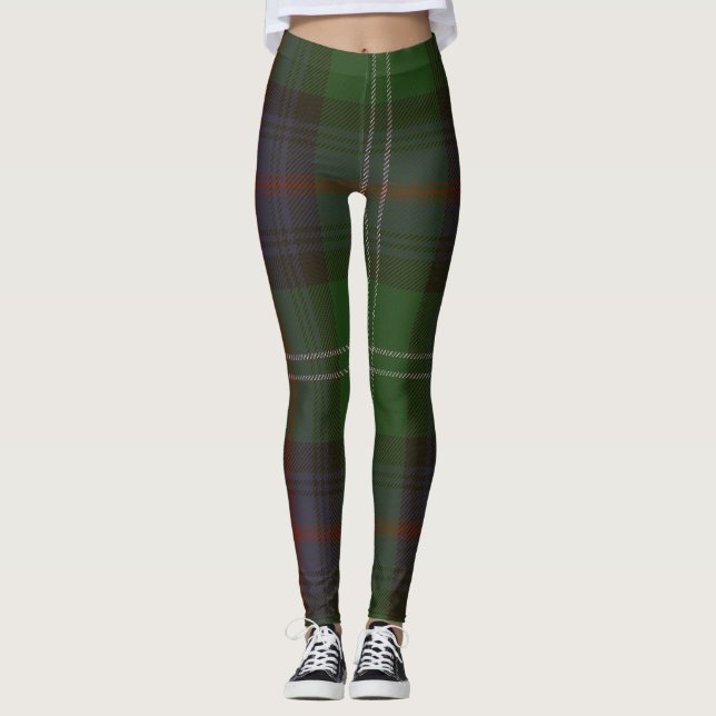 Leggings Plaid de clan de tartan de Sutherland (Devant)