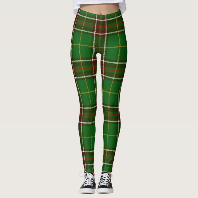 Leggings Plaid de tartan de Terre-Neuve et de Labrador (Devant)