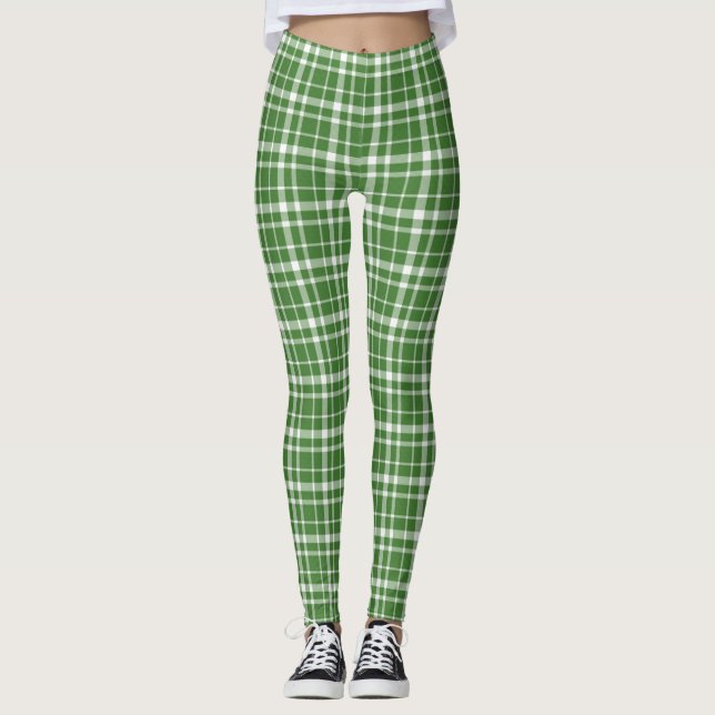 Leggings Plaid du jour de St Patrick ! (Devant)