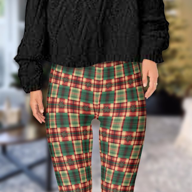 Leggings Plaids de Noël À damiers effet (Créateur téléchargé)