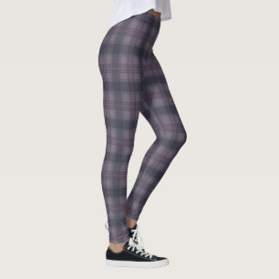 Leggings Plaids écossais pourpres