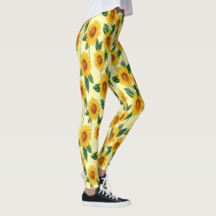 Leggings Plaisir de tournesol baisé au soleil - Flore trans