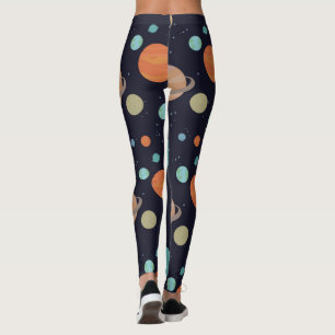 Leggings Planètes, étoiles, galaxie