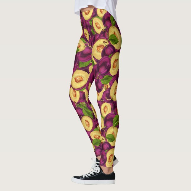 Leggings Plantes aquarelles (Gauche)