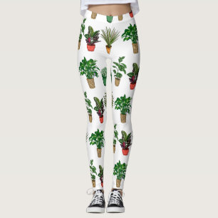 Leggings Plantes domestiques à main