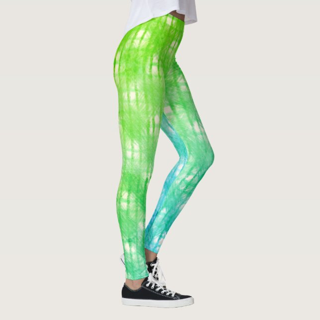 Leggings plaqués tropicaux (Droite)