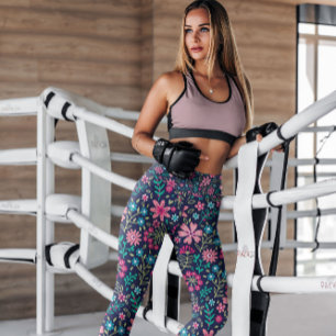 Leggings Plat Ditzy Floral Motif   Légendes