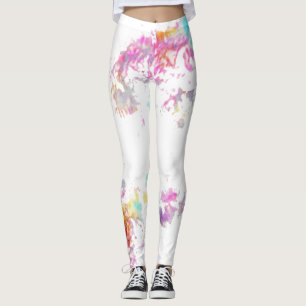 Leggings Plat rose