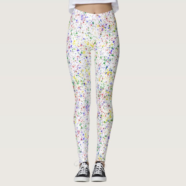 Leggings Plateau de peinture primaire KiniArt (Devant)