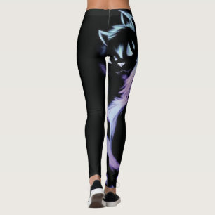 Leggings Pleggings Cheshire néon Chat