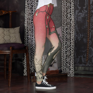 Leggings Plum Estate Japonais Edo Woobblock Plum