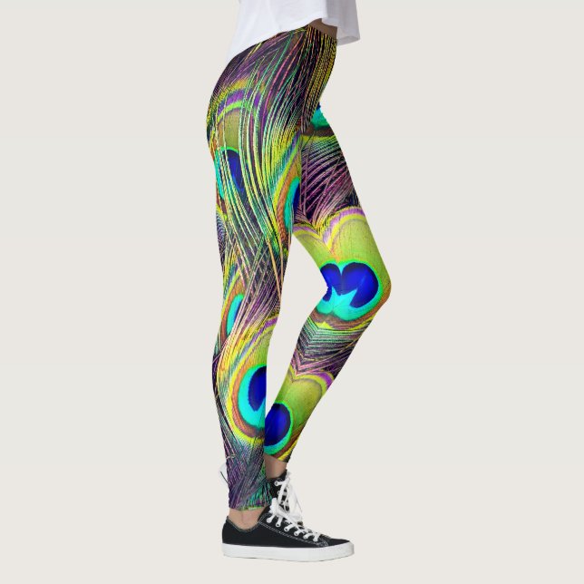 Leggings Plumes 5 de paon (Droite)