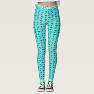 Leggings Plumes de paon pour le 7e anniversaire