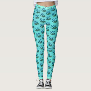 Leggings Plumes de paon pour les 85 ans ou anniversaire