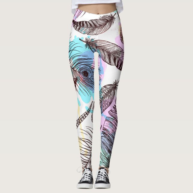 Leggings Plumes de paquetage (Devant)